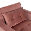 Mebel Elite Раскладной кресло Solor, розовый велюр, ME.SOLOR2/R/V/FW - Home Club, изображение 11