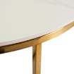 Mebel Elite Керамічний столик Marine, білий мармур/золотий, ME.MARINE/B/PL/ZL/L - Home Club, зображення 6