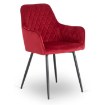 Mebel Elite Стул Bresso бордового цвета из велюра, ME.BRESSO/BOR/CZ/V/K - Home Club