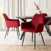 Mebel Elite Стул Bresso бордового цвета из велюра, ME.BRESSO/BOR/CZ/V/K - Home Club, изображение 3
