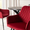 Mebel Elite Стул Bresso бордового цвета из велюра, ME.BRESSO/BOR/CZ/V/K - Home Club, изображение 4