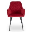 Mebel Elite Стул Bresso бордового цвета из велюра, ME.BRESSO/BOR/CZ/V/K - Home Club, изображение 6