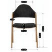 Mebel Elite Стул Ruiz, чёрный, ME.RUIZ/CZ/T/K - Home Club, изображение 9