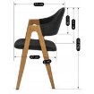 Mebel Elite Стул Ruiz, чёрный, ME.RUIZ/CZ/T/K - Home Club, изображение 10
