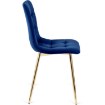 Mebel Elite Стул York, темно-синий, велюровый, ME.YORK/GR/ZL/V/K - Home Club, изображение 4