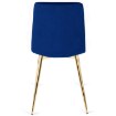 Mebel Elite Стул York, темно-синий, велюровый, ME.YORK/GR/ZL/V/K - Home Club, изображение 5