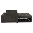 Mebel Elite Раскладной кресло Corra для сна, чёрный, ME.CORRA/CZ/T/SOF - Home Club, изображение 5