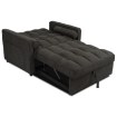 Mebel Elite Раскладной кресло Corra для сна, чёрный, ME.CORRA/CZ/T/SOF - Home Club, изображение 7