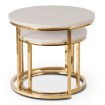 Mebel Elite Набор столиков Apulia «Кашмир/Золотой», ME.APULIA/KASZ/ZL/L - Home Club, изображение 4
