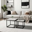 Mebel Elite Набор столиков Ori «Белый мрамор», ME.ORI/BM/CZ/L - Home Club, изображение 2