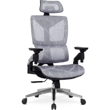 Mebel Elite Вращающееся кресло Martin, эргономичное, серого цвета, ME.MARTIN/P/T/FO - Home Club