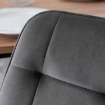 Mebel Elite Комплект из стола Harry (102–142 см) цвета «Дуб Craft»/«Черный» и 6 стульев Chris серого цвета, W.HARRY/DC/CZ/S/CHRIS/P/CZ/V/Z6/K - Home Club, изображение 4
