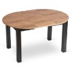 Mebel Elite Комплект из стола Harry (102–142 см) цвета «Дуб Craft»/«Черный» и 6 стульев Chris серого цвета, W.HARRY/DC/CZ/S/CHRIS/P/CZ/V/Z6/K - Home Club, изображение 8