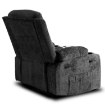 Mebel Elite Раскладной массажный кресло Box, черный велюр, ME.BOX/CZ/V/FW - Home Club, изображение 7