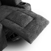 Mebel Elite Раскладной массажный кресло Box, черный велюр, ME.BOX/CZ/V/FW - Home Club, изображение 16
