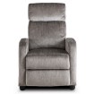 Mebel Elite Розкладне крісло Danny, сіре, велюрове, ME.DANNY/P/V/FW - Home Club, зображення 3