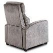 Mebel Elite Розкладне крісло Danny, сіре, велюрове, ME.DANNY/P/V/FW - Home Club, зображення 4