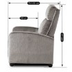 Mebel Elite Розкладне крісло Danny, сіре, велюрове, ME.DANNY/P/V/FW - Home Club, зображення 14