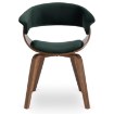 Mebel Elite Стул Gary из велюра, зелёный/орех, ME.GARY/Z/O/V/DG/K - Home Club, изображение 6