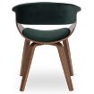 Mebel Elite Стул Gary из велюра, зелёный/орех, ME.GARY/Z/O/V/DG/K - Home Club, изображение 7