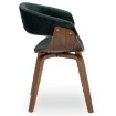 Mebel Elite Стул Gary из велюра, зелёный/орех, ME.GARY/Z/O/V/DG/K - Home Club, изображение 8