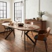Mebel Elite Стол Lukas, раскладной, 100–250 см, дуб рустикальный/чёрный, ME.LUKAS/DRU/CZ/S - Home Club, изображение 4