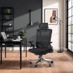 Mebel Elite Вращающееся кресло Willy, эргономичное, чёрное, ME.WILLY/CZ/T/FO - Home Club, изображение 2