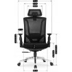 Mebel Elite Вращающееся кресло Willy, эргономичное, чёрное, ME.WILLY/CZ/T/FO - Home Club, изображение 10