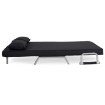 Mebel Elite Двухместное раскладное кресло Bart 2, чёрного цвета, ME.BART2/CZ/T/FW - Home Club, изображение 6