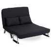 Mebel Elite Двухместное раскладное кресло Bart 2, чёрного цвета, ME.BART2/CZ/T/FW - Home Club, изображение 8