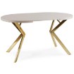 Mebel Elite Стіл Dorian, розкладний, 80–160 см, кашмір/золотий, ME.DORIAN/KASZ/ZL/S - Home Club, зображення 8