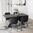 Mebel Elite Стул Modesto, черный, велюровый, ME.MODESTO/CZ/V/K - Home Club, изображение 3