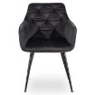Mebel Elite Стул Modesto, черный, велюровый, ME.MODESTO/CZ/V/K - Home Club, изображение 4