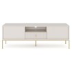 Mebel Elite Тв-тумба Marcos 154 см с рифлением, цвет «Кашмир/Золотой», W.MAGGIORE/KASZ/BZ/ZL/RTV - Home Club, изображение 3