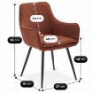 Mebel Elite Стул Edrick Rude, ME.EDRICK/RD/CZ/T/K - Home Club, изображение 11