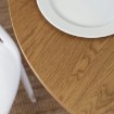 Mebel Elite Стол Lauren 90 см, дуб/белый, ME.LAUREN/D/B/S90 - Home Club, изображение 4