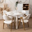 Mebel Elite Стілець Willy, білий, екошкіра, ME.WILLY/B/E/K - Home Club, зображення 3