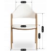 Mebel Elite Стілець Willy, білий, екошкіра, ME.WILLY/B/E/K - Home Club, зображення 10