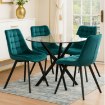Mebel Elite Стілець Rick, бірюзовий, велюровий, ME.RICK/T/V/K - Home Club, зображення 2