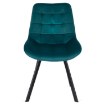 Mebel Elite Стілець Rick, бірюзовий, велюровий, ME.RICK/T/V/K - Home Club, зображення 3
