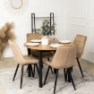 Mebel Elite Стілець Rio, бежевий, велюровий, ME.RIO/BZ/V/K - Home Club, зображення 3