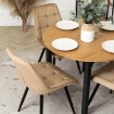 Mebel Elite Стілець Rio, бежевий, велюровий, ME.RIO/BZ/V/K - Home Club, зображення 5