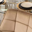 Mebel Elite Обертове крісло Mia, бежеве, велюрове, ME.MIA/BZ/ZL/V/K - Home Club, зображення 4