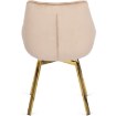 Mebel Elite Обертове крісло Mia, бежеве, велюрове, ME.MIA/BZ/ZL/V/K - Home Club, зображення 9