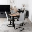 Mebel Elite Стул Lopez, серый/чёрный, ME.LOPEZ/P/CZ/T/K - Home Club, изображение 2