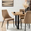 Mebel Elite Стілець Bari, бежевий, велюровий, ME.BARI/BZ/V/K - Home Club, зображення 2