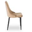 Mebel Elite Стілець Bari, бежевий, велюровий, ME.BARI/BZ/V/K - Home Club, зображення 4