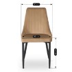 Mebel Elite Стілець Bari, бежевий, велюровий, ME.BARI/BZ/V/K - Home Club, зображення 6