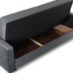 Mebel Elite Набор из 2 диванов-раскладушек Aluna серого цвета, PPHUE.MATRIX/PAROS6/Z2/WER - Home Club, изображение 6