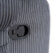 Mebel Elite Розкладне крісло Torres, сіре, з вельветової тканини, ME.TORRES/P/SZTR/FW - Home Club, зображення 15